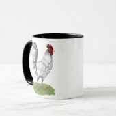 White Rooster-Tasse Tasse (Vorderseite Links)