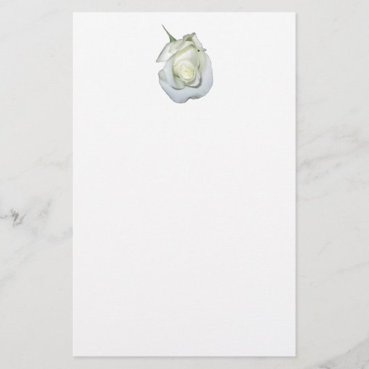 White Rose #1 Briefpapier (Vorderseite)