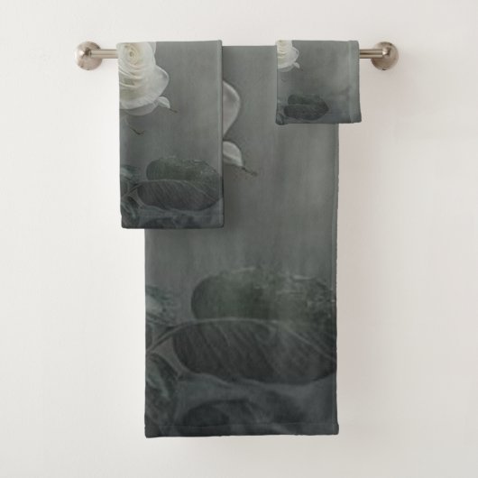 White Rose Badhandtuch Set (Insitu)