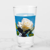 White Rose Beauty Glas (Rückseite)