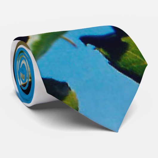 White Rose Beauty Krawatte (Gerollt)