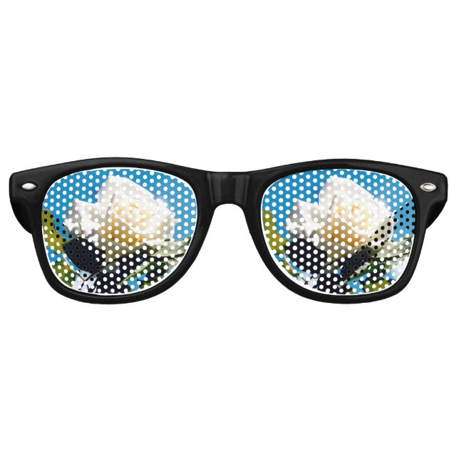 White Rose Beauty Partybrille (Vorderseite)