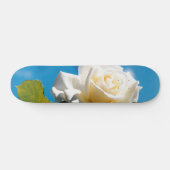 White Rose Beauty Skateboard (Horizontal)