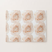 White Rose Blume Puzzle (Horizontal)