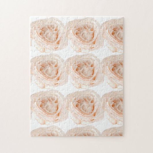 White Rose Blume Puzzle (Vertikal)