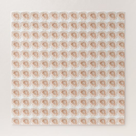 White Rose Blume Puzzle (Vertikal)