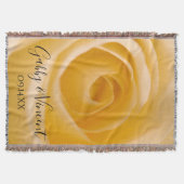 White Rose Blume Wedding Keepake Decke (Vorderseite)