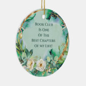White Rose Book Club Best Chapter Freundschaft Keramik Ornament (Rechts)