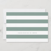 White Rose Bouquet | Floral Lingerie Dusche Einladung (Rückseite)