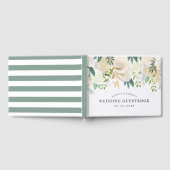 White Rose Bouquet | Hochzeit Gästebuch (Voll)