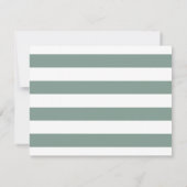 White Rose Bouquet | Strickte UAWG RSVP Karte (Rückseite)