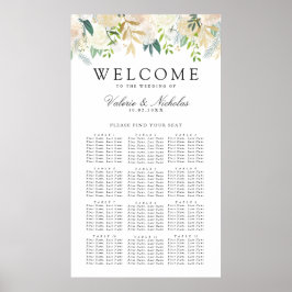 White Rose Bouquet | Tabelle 12 — Floral Poster