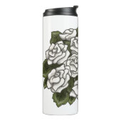 White Rose Bouquet Thermosbecher (Nach links gedreht)