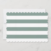 White Rose Bouquet | Wirst du mein Blumenmädchen s Einladung (Rückseite)