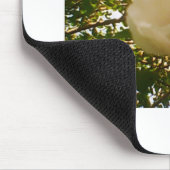 White Rose Budding Bloom Mousepad (Ecke)