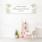 White Rose Classic Wedding Banner (Insitu)