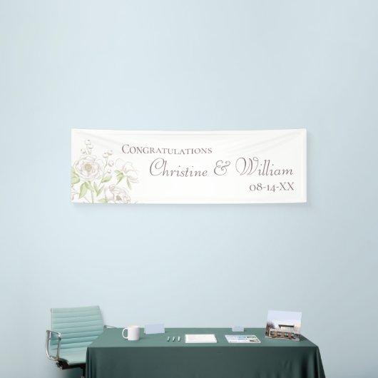 White Rose Classic Wedding Banner (Messeveranstaltung)