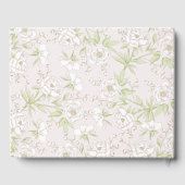 White Rose Classic Wedding Gästebuch (Rückseite)