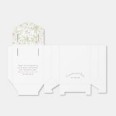 White Rose Classic Wedding Geschenkschachtel (Ungefaltet)