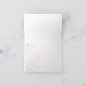 White Rose Dankeskarte (Innenseite)