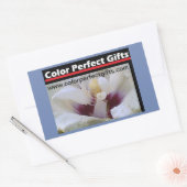 White Rose Demonstation Rechteckiger Aufkleber (Umschlag)