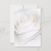 White Rose Design Bridesmaid-Anfrage Einladung (Rückseite)
