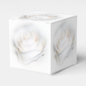 White Rose Design Wedding Geschenkschachtel (Vorderseite)