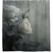 White Rose Duschvorhang (Vorderseite)