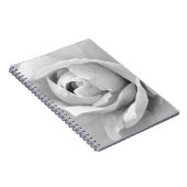 White Rose Elegance Notizblock (Rechte Seite)