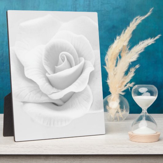 White Rose Fotoplatte (Seite)