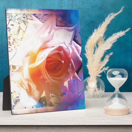White Rose Fotoplatte (Seite)