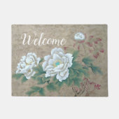 White Rose Fußmatte (Vorderseite)