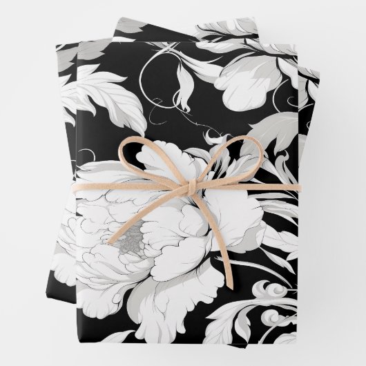 White Rose Geschenkpapier Set (Beispiel)