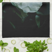 White Rose Geschirrtuch (Gefaltet)