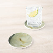 White Rose Getränkeuntersetzer (Seite)