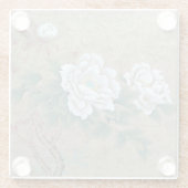 White Rose Glasuntersetzer (Rückseite)