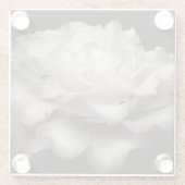 White Rose Glasuntersetzer (Rückseite)