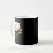 White Rose Graphic  Kaffeetasse (Vorderseite Links)