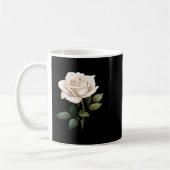 White Rose Graphic Kaffeetasse (Links)