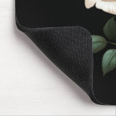 White Rose Graphic Mousepad (Ecke)