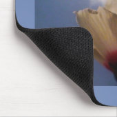 White Rose in Blue Sky Mousepad (Ecke)