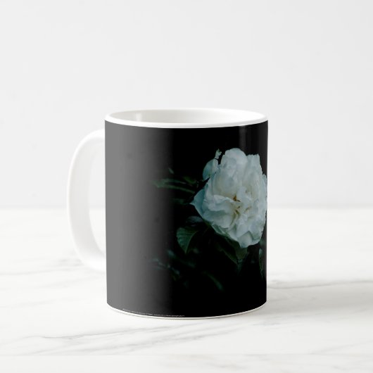 White Rose Kaffeetasse (Vorderseite Links)