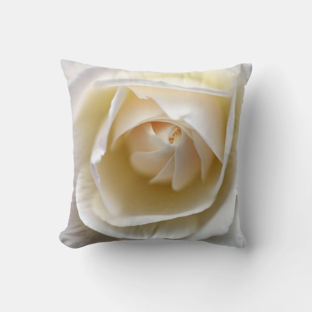 White Rose Kissen (Vorderseite)