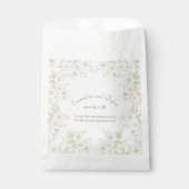 White Rose Klassische Hochzeit Geschenktütchen (Vorderseite)