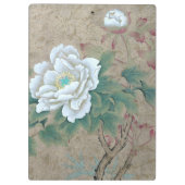 White Rose Klemmbrett (Rückseite)