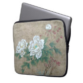 White Rose Laptopschutzhülle (Vorderseite Links)