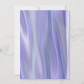 White Rose Lavender Death Announccard Ankündigung (Rückseite)