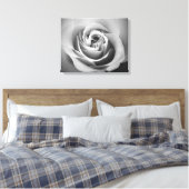 White Rose Leinwanddruck (Insitu (Schlafzimmer))