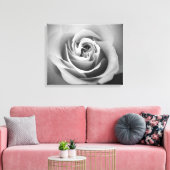 White Rose Leinwanddruck (Insitu (Wohnzimmer))
