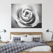 White Rose Leinwanddruck (Insitu (Schlafzimmer))